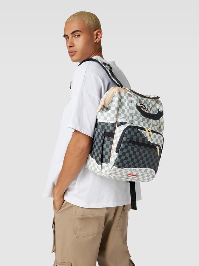 

Рюкзак со сплошным узором, модель TEAR IT UP Sprayground, экрю