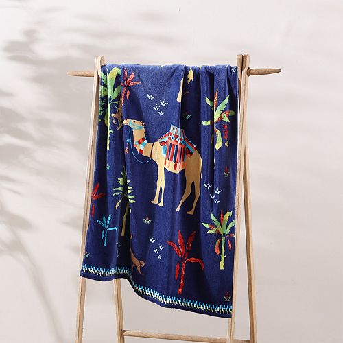 Пляжное полотенце Dhule Индиго John Robshaw, цвет Blue