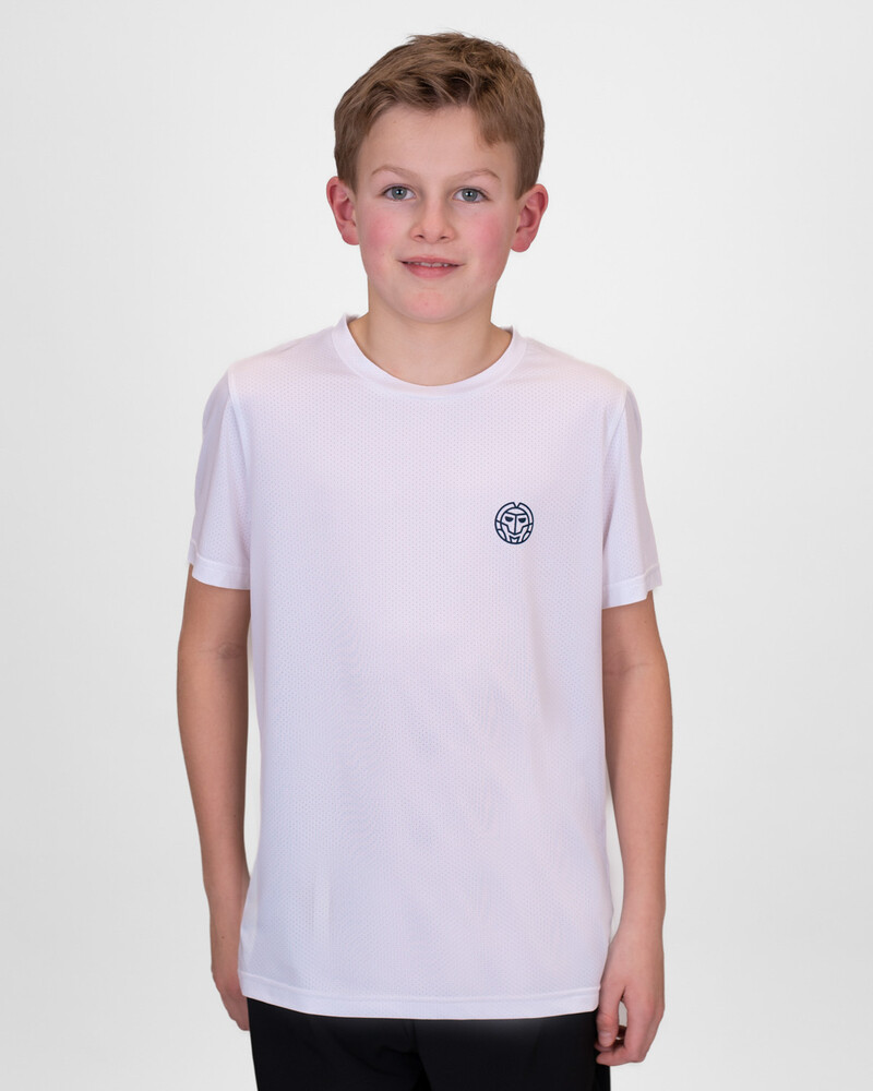 

Футболка BIDI BADU Crew Junior Tee black, белый