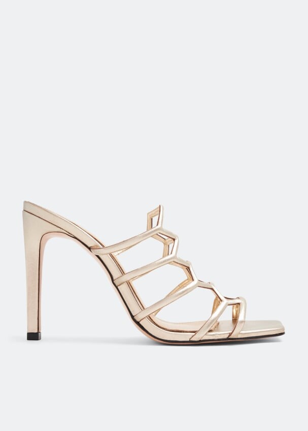

Сандалии Schutz Julianna Weekend, металлик