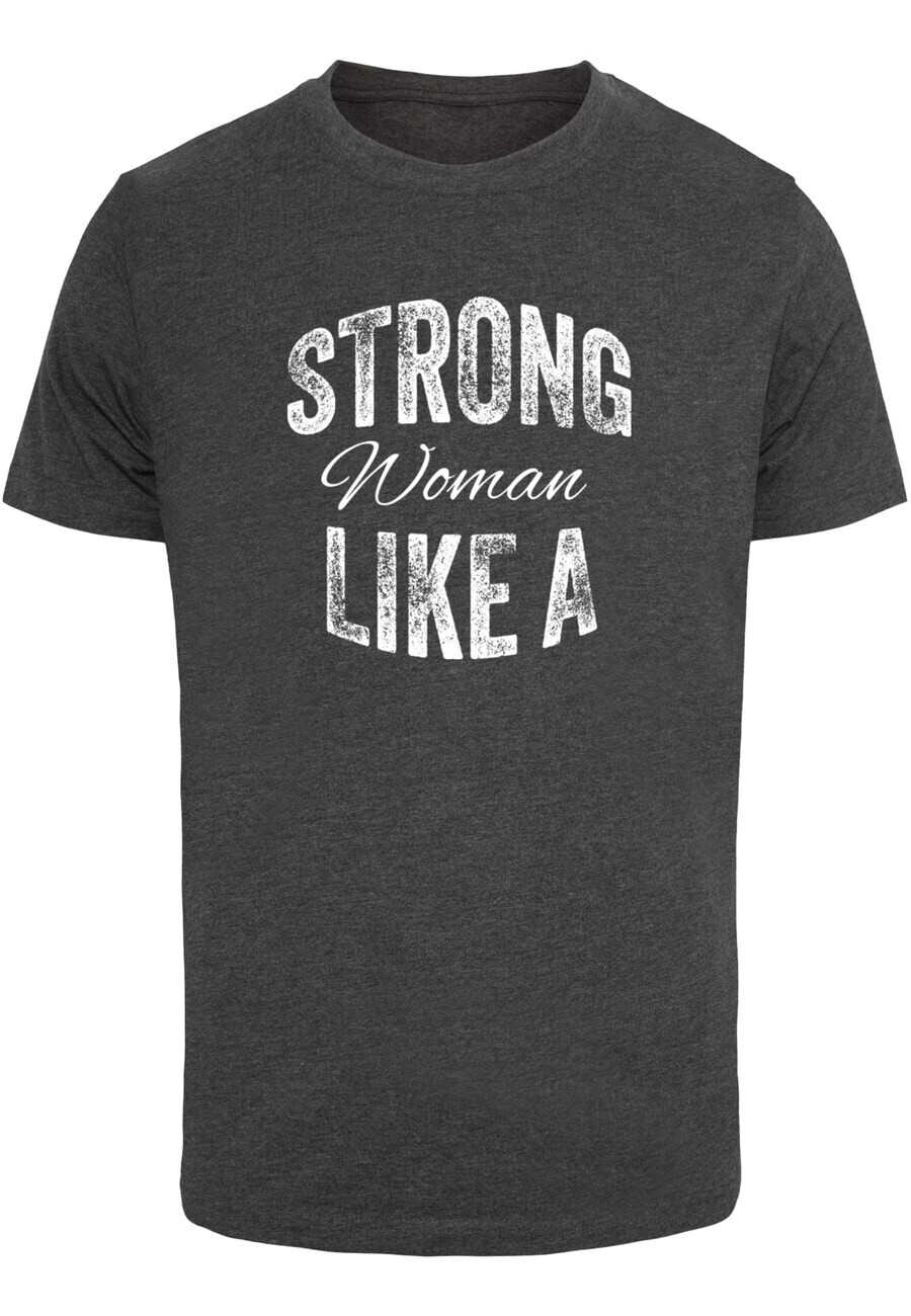 

Футболка Merchcode STRONG LIKE A WOMAN, серый