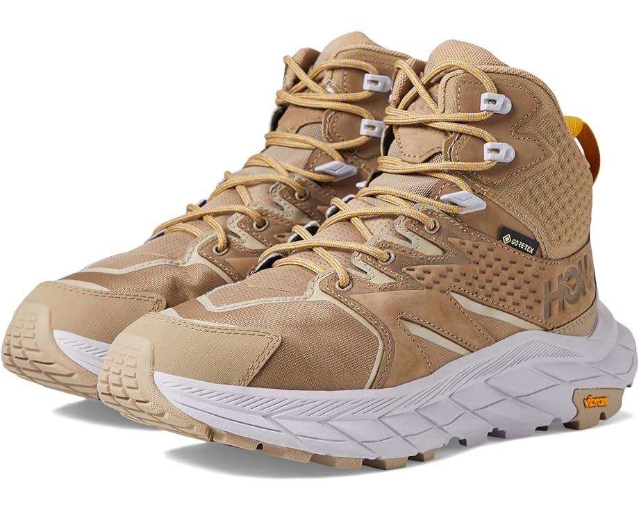 

Походные ботинки Hoka Women's Anacapa Mid GORE-TEX, цвет Dune/Lilac Marble