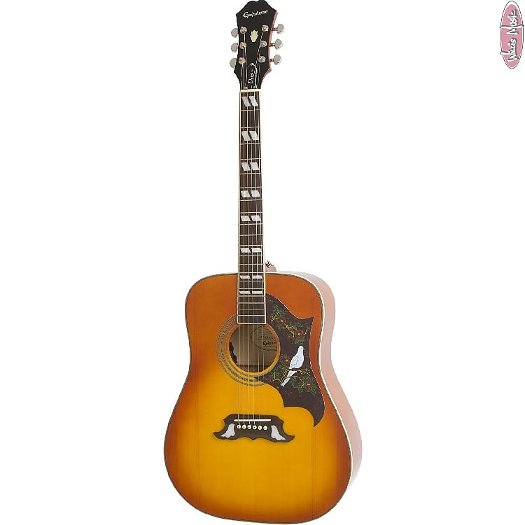 Акустическая гитара Epiphone Hummingbird Studio 2021 - Present - Cherry Sunburst электроакустическая гитара epiphone hummingbird aged cherry sunburst