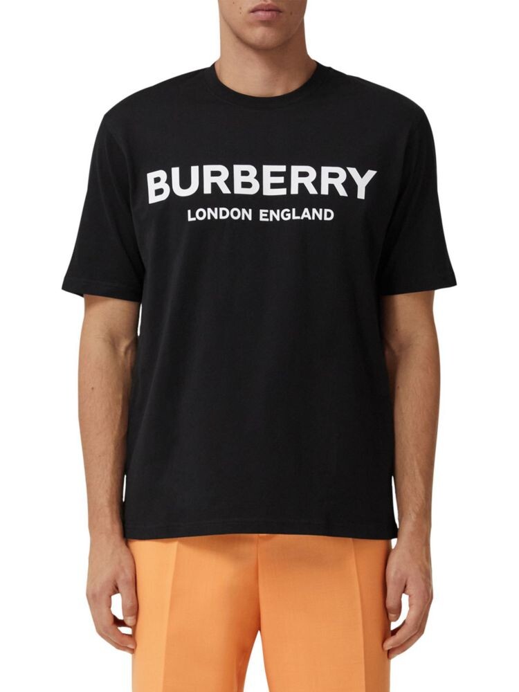 

Футболка с логотипом Burberry, черный