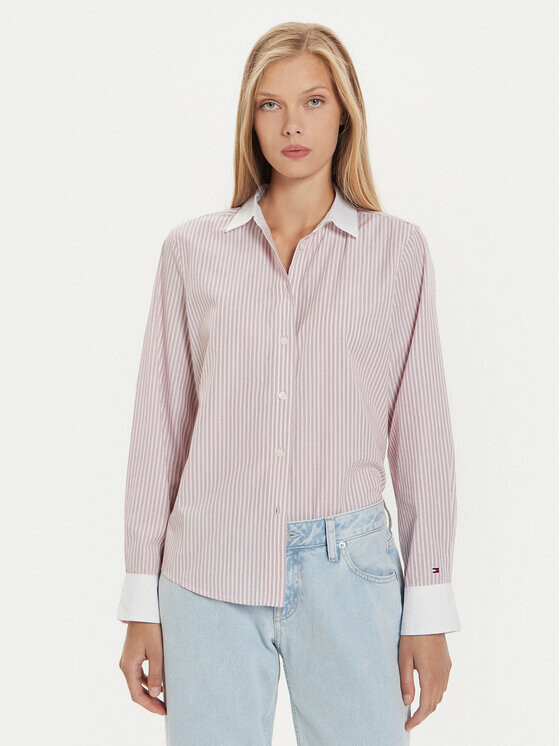 

Рубашка стандартного кроя Tommy Hilfiger, розовый