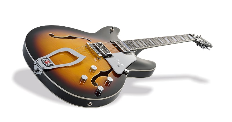 

Электрогитара Hagstrom SUVIK-TSB | Super Viking Electric Guitar, Tobacco Sunburst. New with Full Warranty!