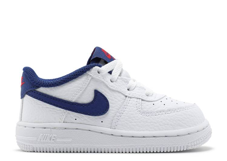 Nike FORCE 1 TD WHITE DEEP ROYAL BLUE CDEK.Shopping