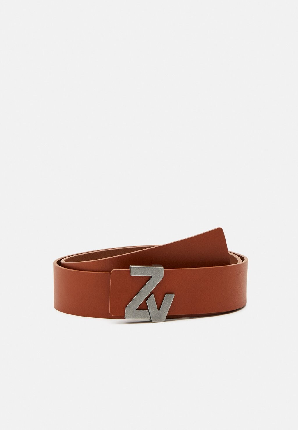 

Ремень Initiale Belt Natural Unisex Zadig & Voltaire, цвет cognac