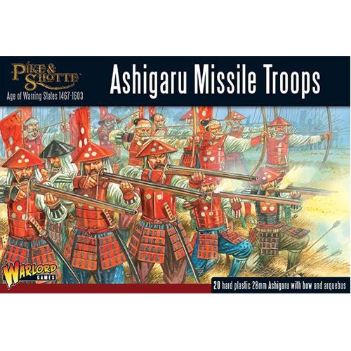 Фигурки Ashigaru Missile Troops Warlord Games 84056 assembled block military field troops tank missile children s intelligence diy toys wholesale