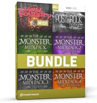 

Toontrack High Octane MIDI, набор из 6 штук