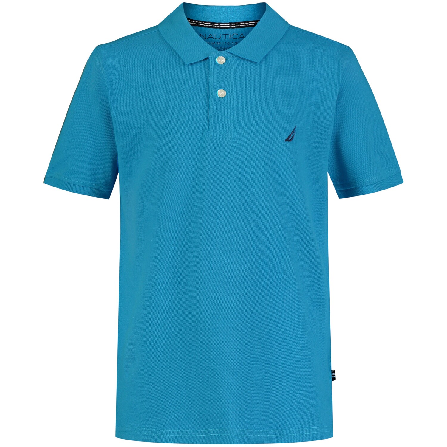 

Однотонная футболка-поло Nautica для мальчиков (8–20), цвет Fountain Blue Wintl
