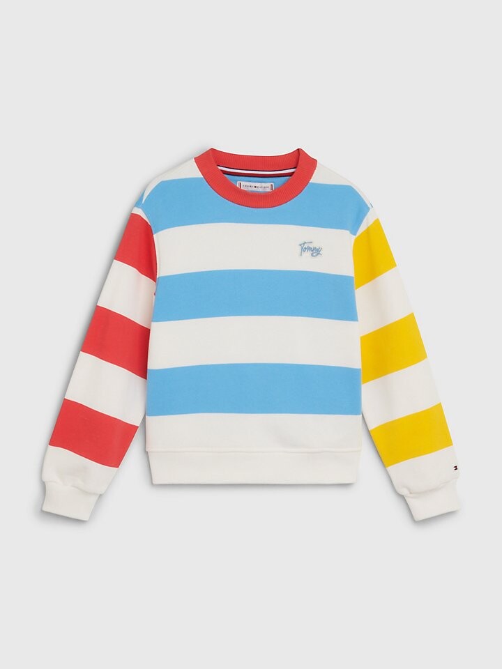 

Детская толстовка в яркую полоску Tommy Hilfiger