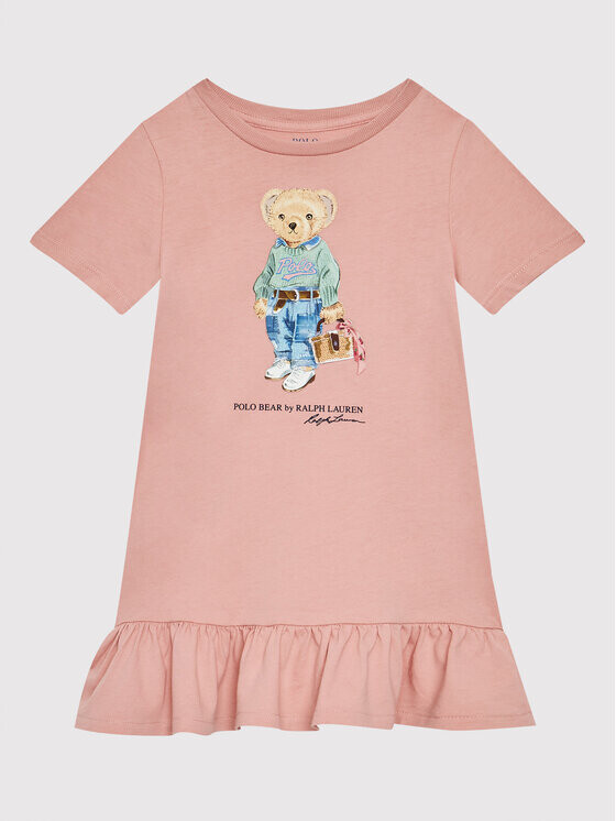 

Платье на каждый день, стандартного кроя Polo Ralph Lauren, розовый