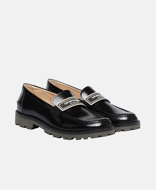 

Лоферы Emporio Armani, черный
