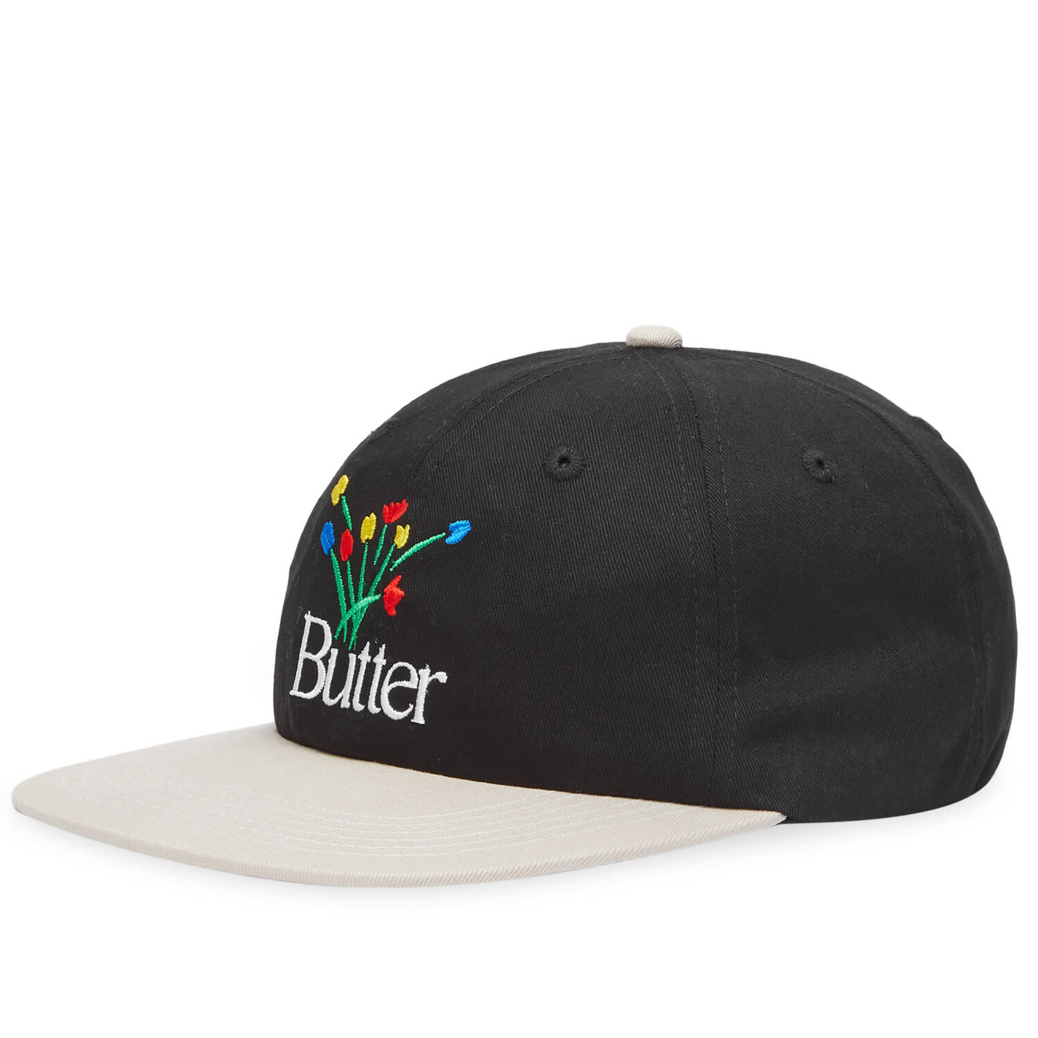 

Бейсболка Butter Goods Boquet 6 Panel, цвет Black & Tan