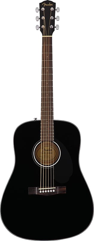 Акустическая гитара Fender CD-60S Dreadnought Acoustic Guitar Black