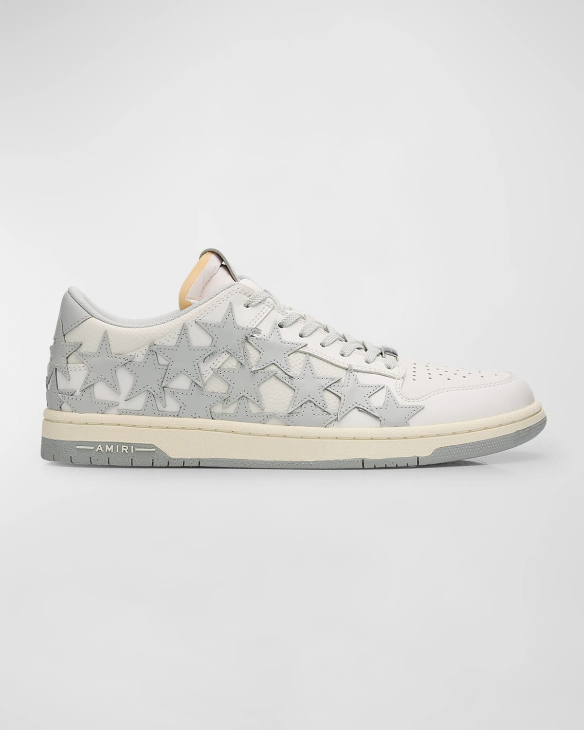 

Мужские двухцветные низкие кеды Stars Court Amiri, цвет White Grey