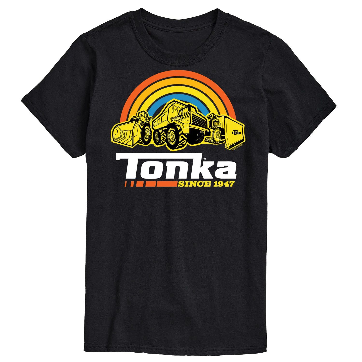 

Футболка Big & Tall Rainbow с рисунком 47 Tonka, черный