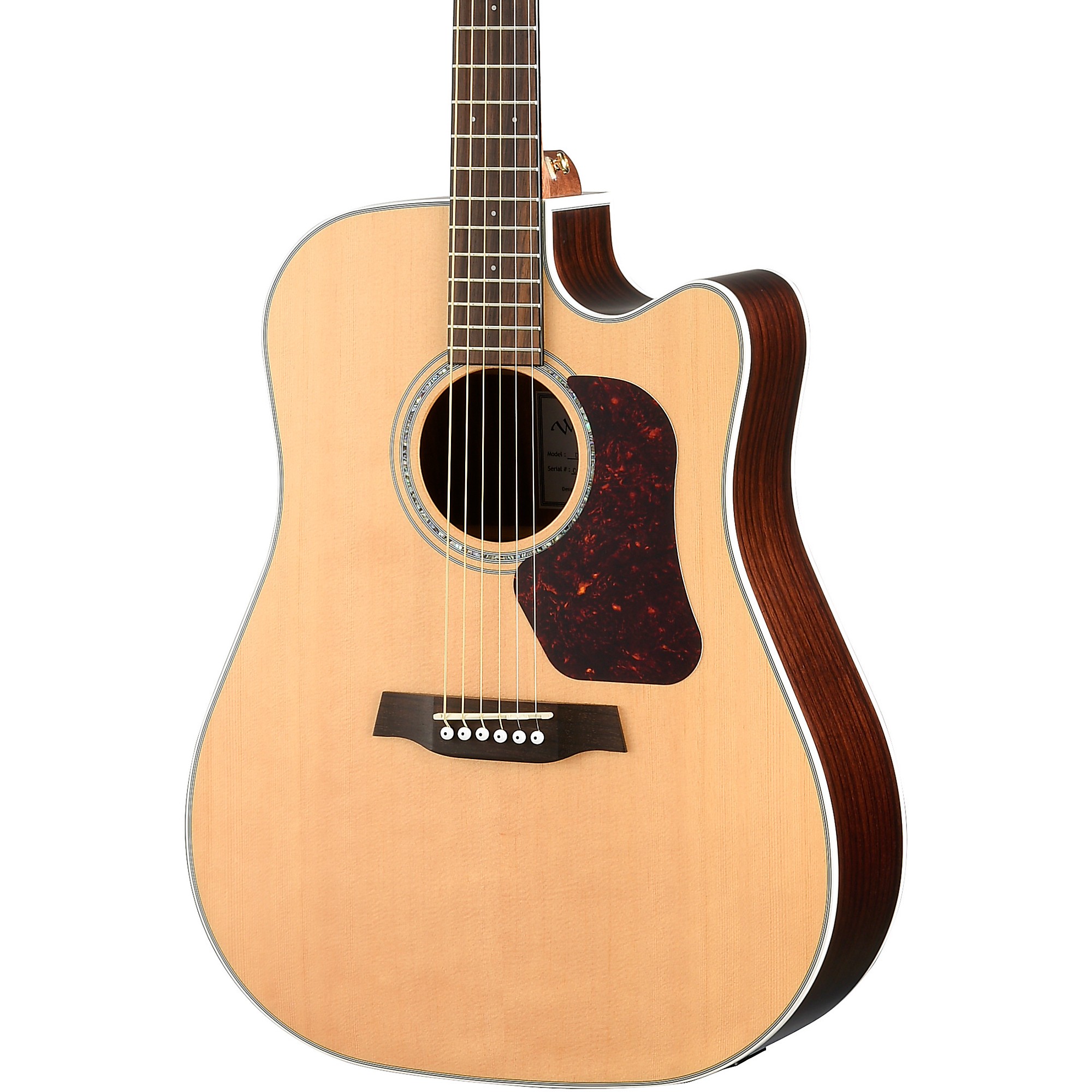 walden mark earthfall redemption Walden Natura Solid Sitka Top/Dreadnought из палисандра Acoustic Cutaway-Electric Satin Natural