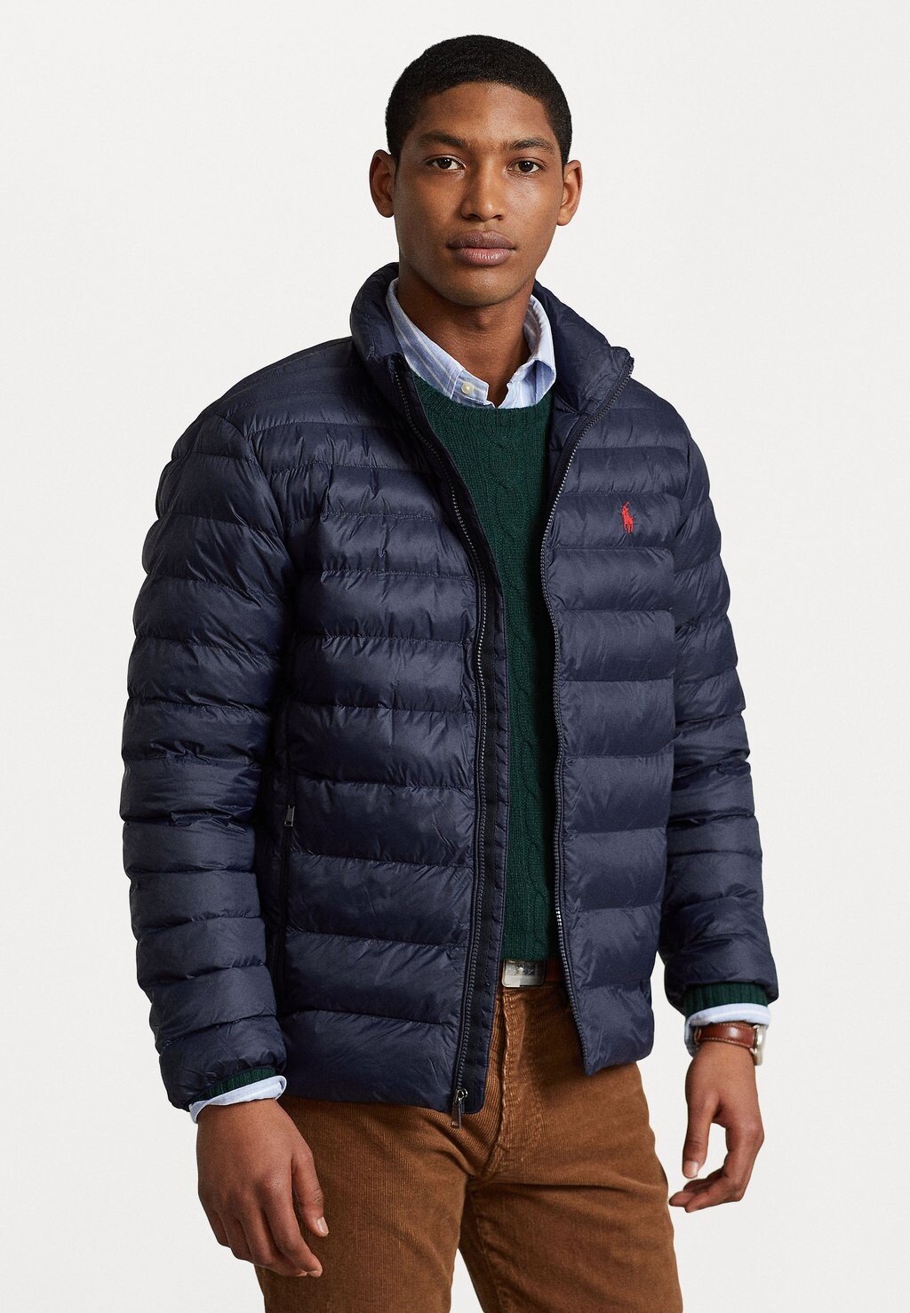 

Демисезонная куртка Polo Ralph Lauren, темно-синий