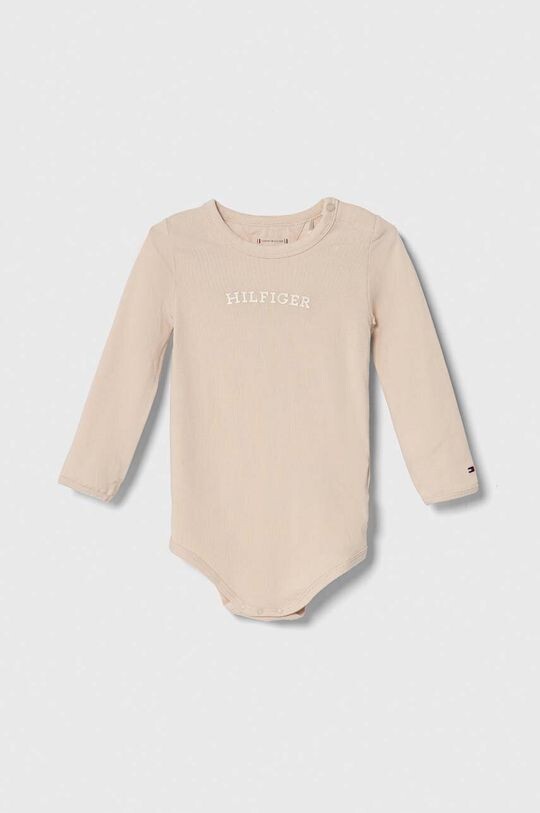 

Детское боди Tommy Hilfiger, бежевый