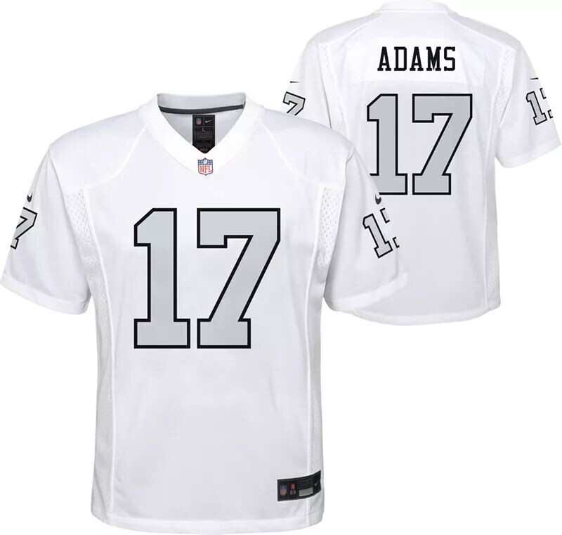 

Джерси Nike Youth Las Vegas Raiders Даванте Адамс № 17 для альтернативной игры
