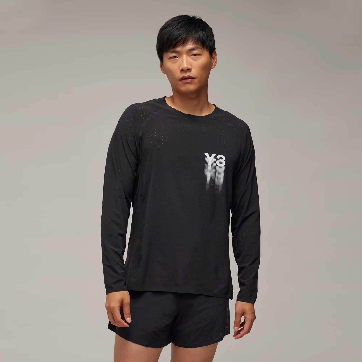 

Футболка для бега Y-3 с длинными рукавами Adidas