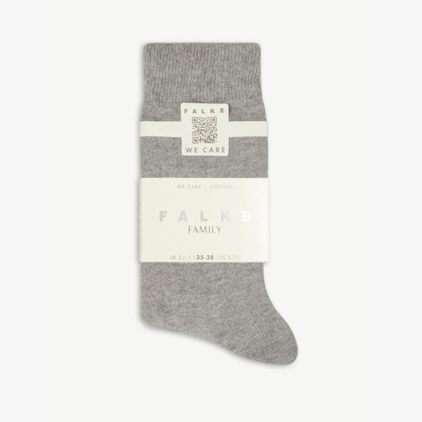 Семейные носки из смесового хлопка Falke, серый