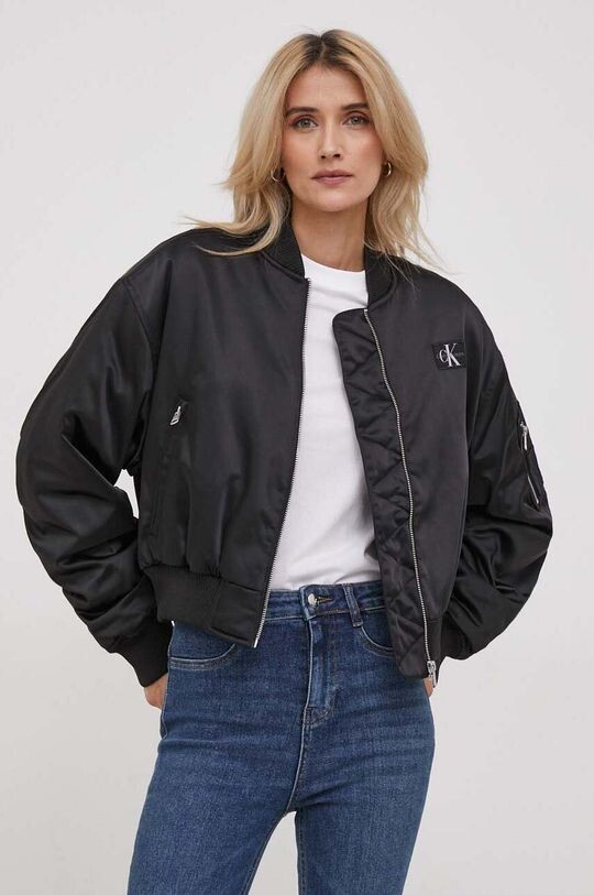 

Бомбер Calvin Klein Jeans, черный