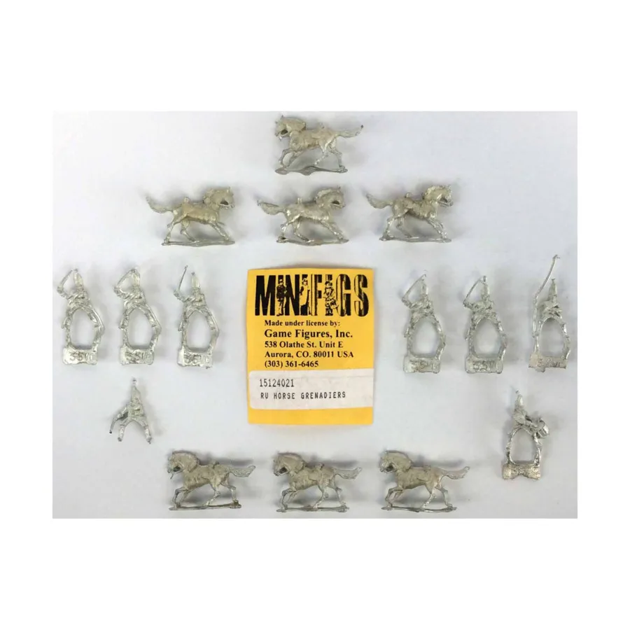 

Русские конные гренадеры, Napoleonic Miniatures - Russian (15mm) (Minifigs)