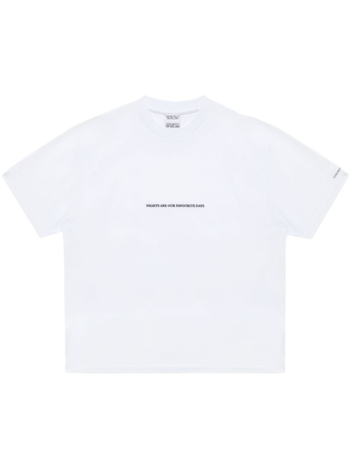 

Marcelo Burlon County of Milan футболка с надписью, белый