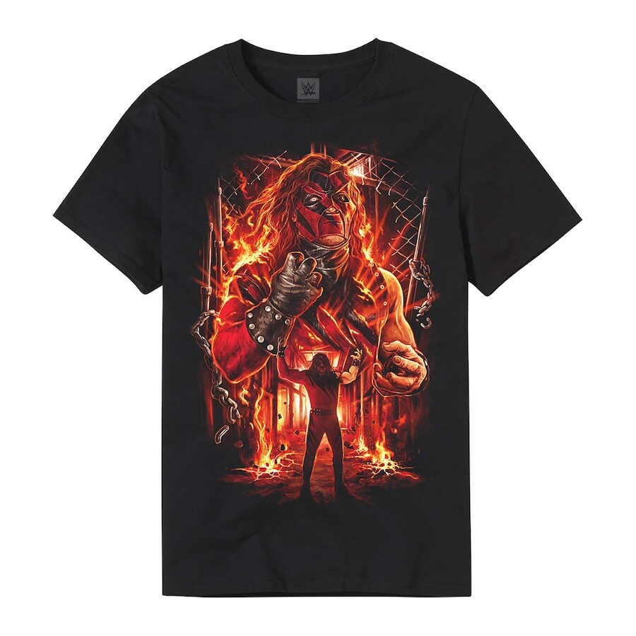 

Футболка с коротким рукавом WWE Authentic Kane, черный
