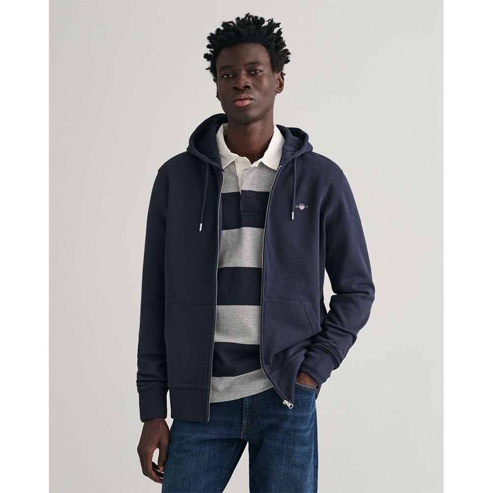 

Толстовка Gant Reg Shield Full Zip, синий