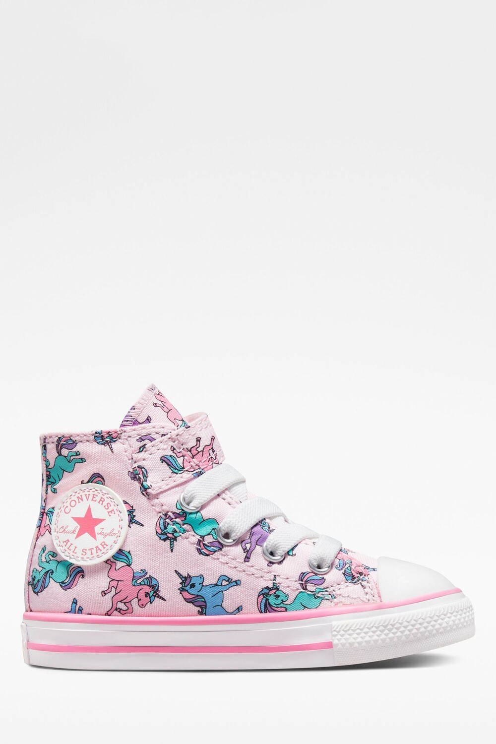 

Спортивная обувь Baby 1V с мотивом единорога Converse, розовый