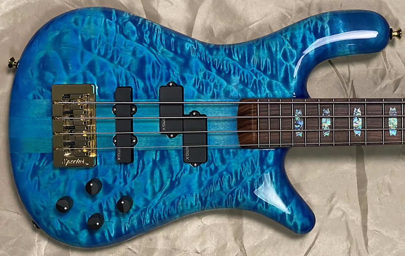 цена Басс гитара Spector USA NS-2, Bahama Blue with Pau Ferro / Haz-Lab