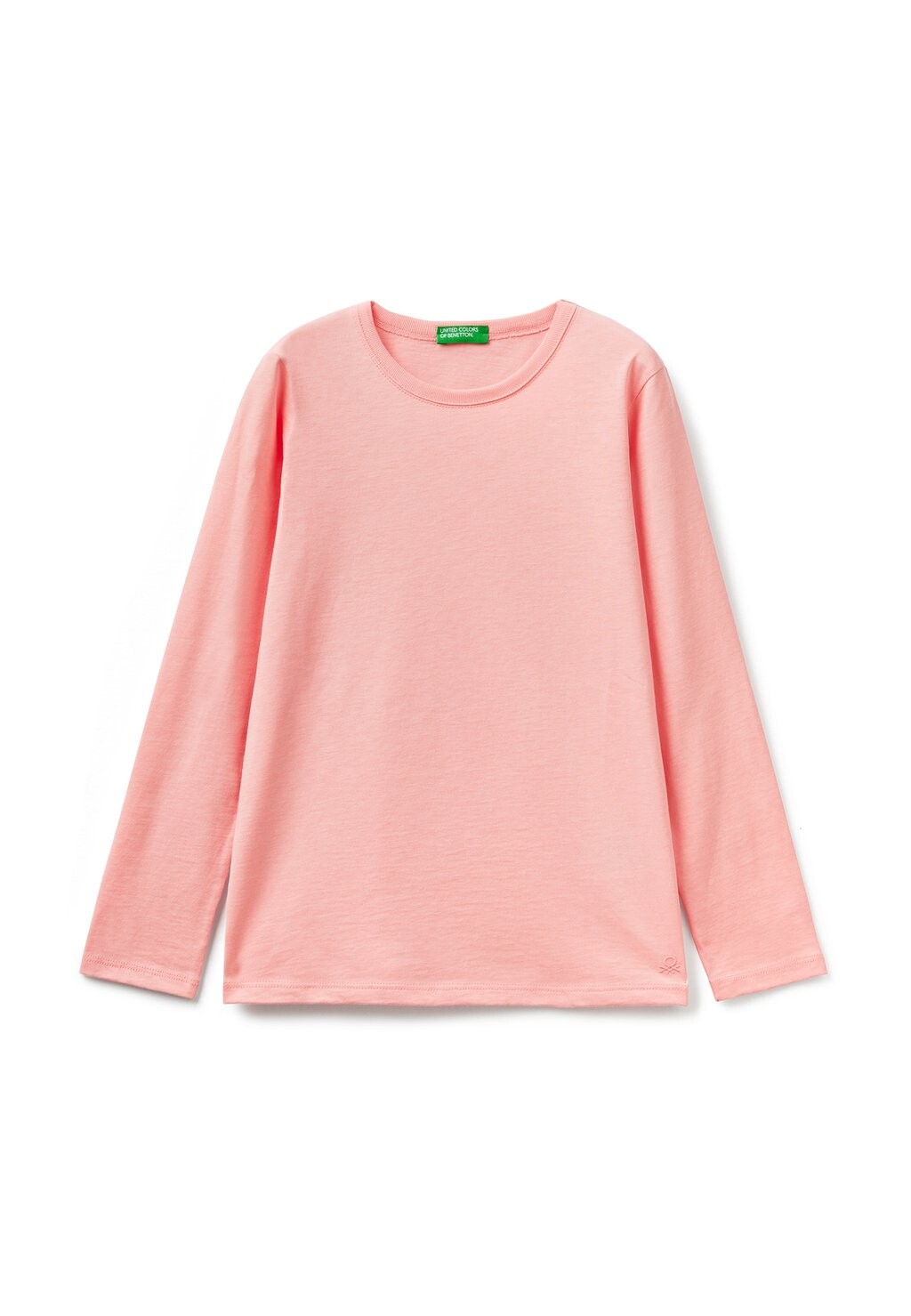 

Футболка с длинным рукавом United Colors of Benetton, розовая