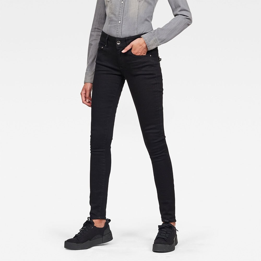 

Джинсы G-Star Midge Cody Mid Waist Skinny, черный