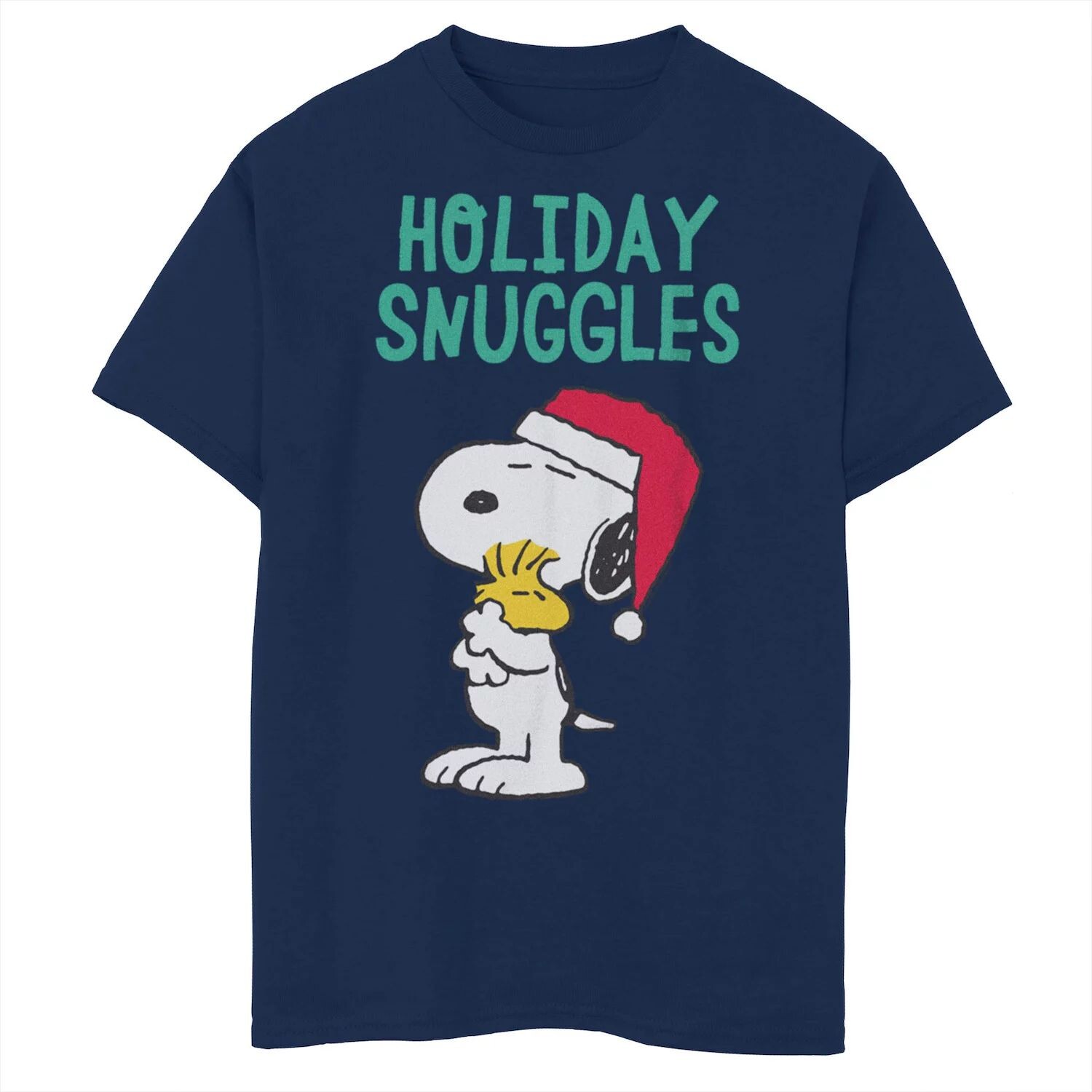 

Футболка с рисунком Peanuts Snoopy Woodstock Holiday Snuggles для мальчиков 8–20 лет Licensed Character