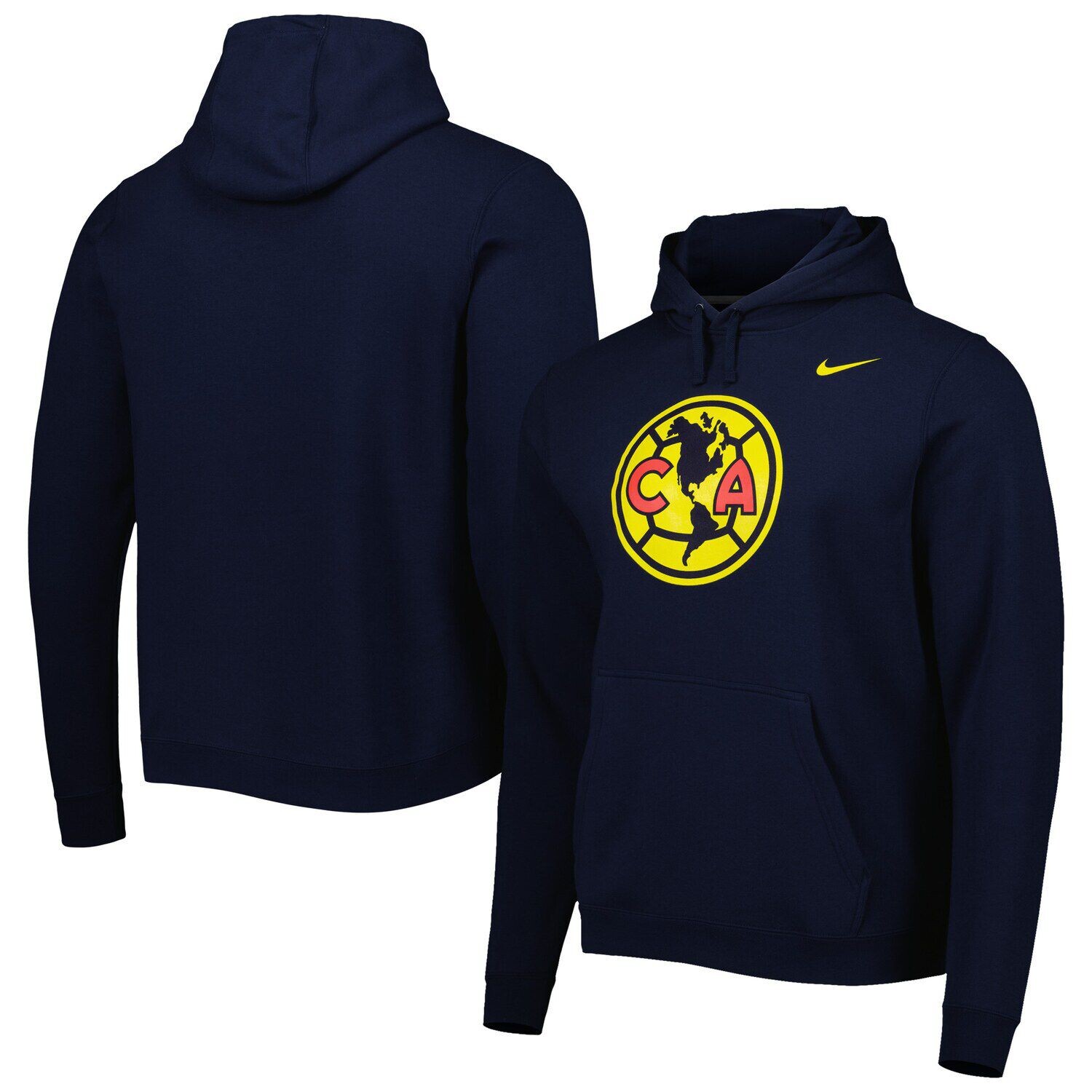

Мужской пуловер с капюшоном Nike Navy Club America Club Primary