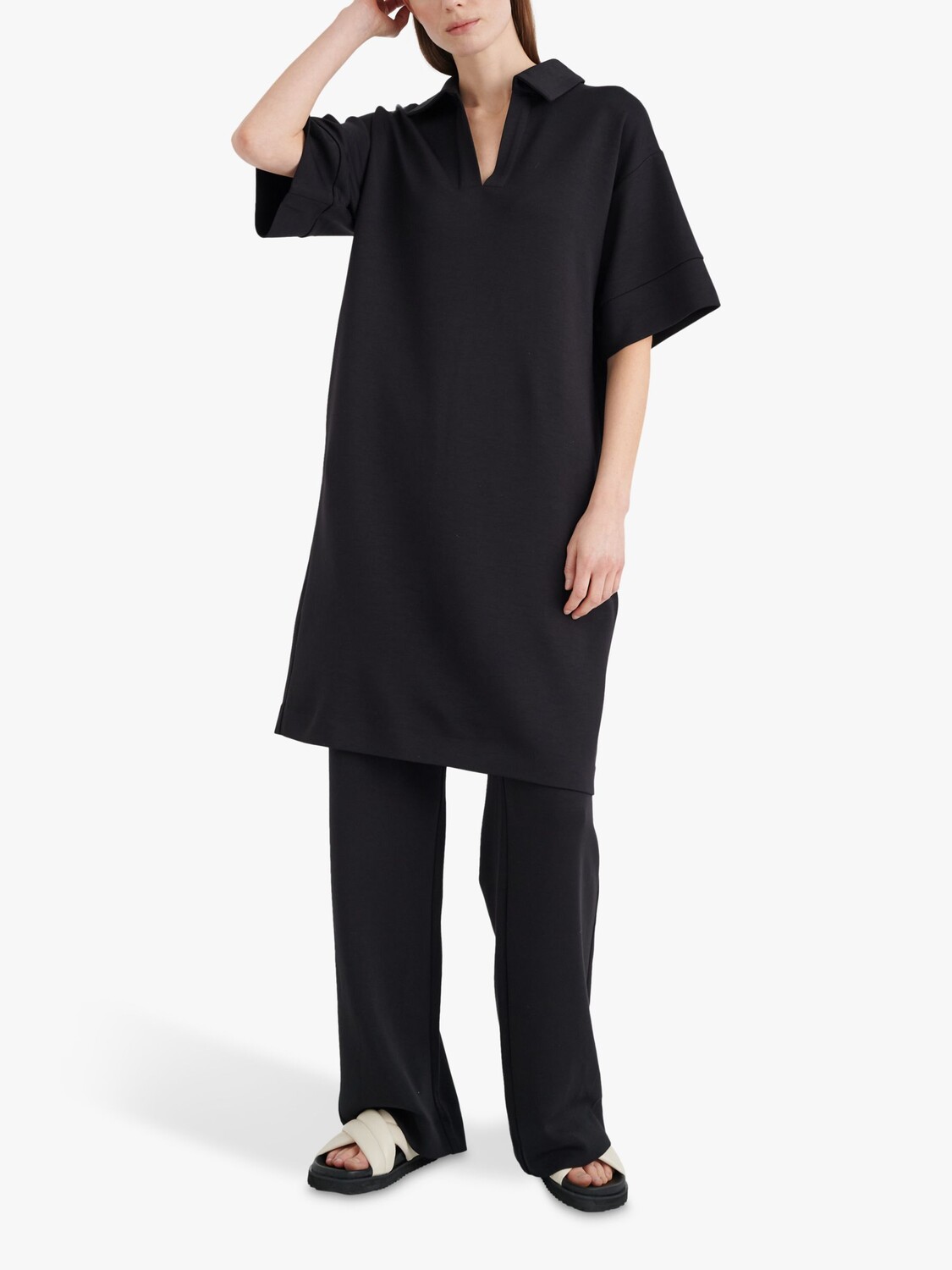 

Широкие брюки InWear Jincent, черные, Черный