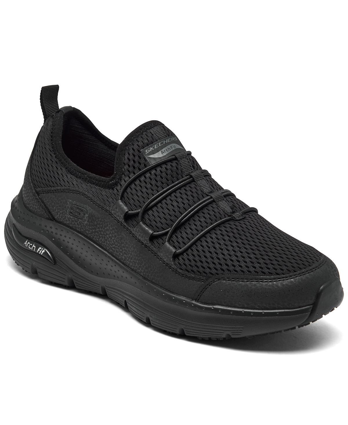 

Женские рабочие кроссовки Arch Fit SR Jitsy от Finish Line Skechers, черный