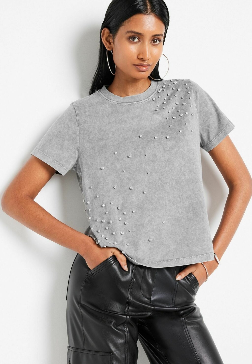 

Футболка с принтом SHORT SLEEVE REGULAR FIT Next, цвет grey