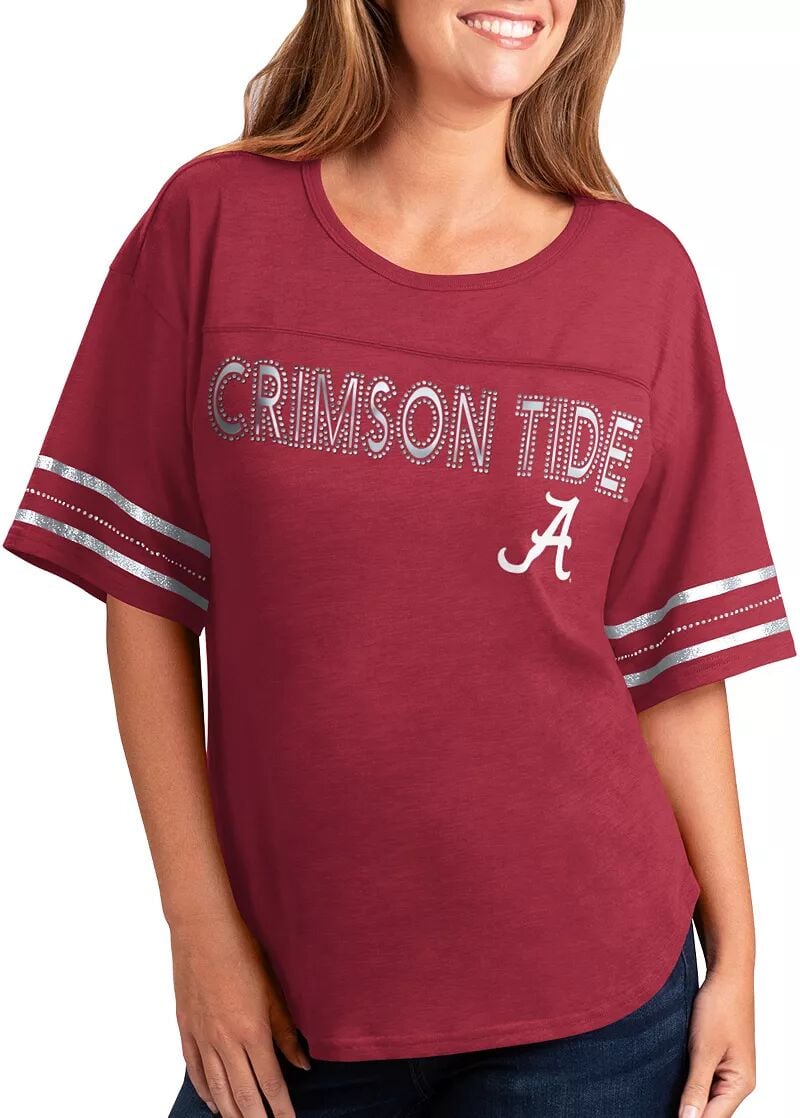 

Женская футболка G-III For Her Alabama Crimson Tide Crimson Extra Point