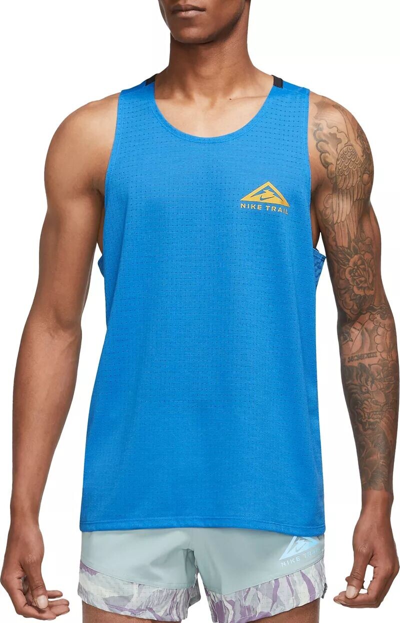 

Мужская однотонная майка Nike Dri-FIT Trail