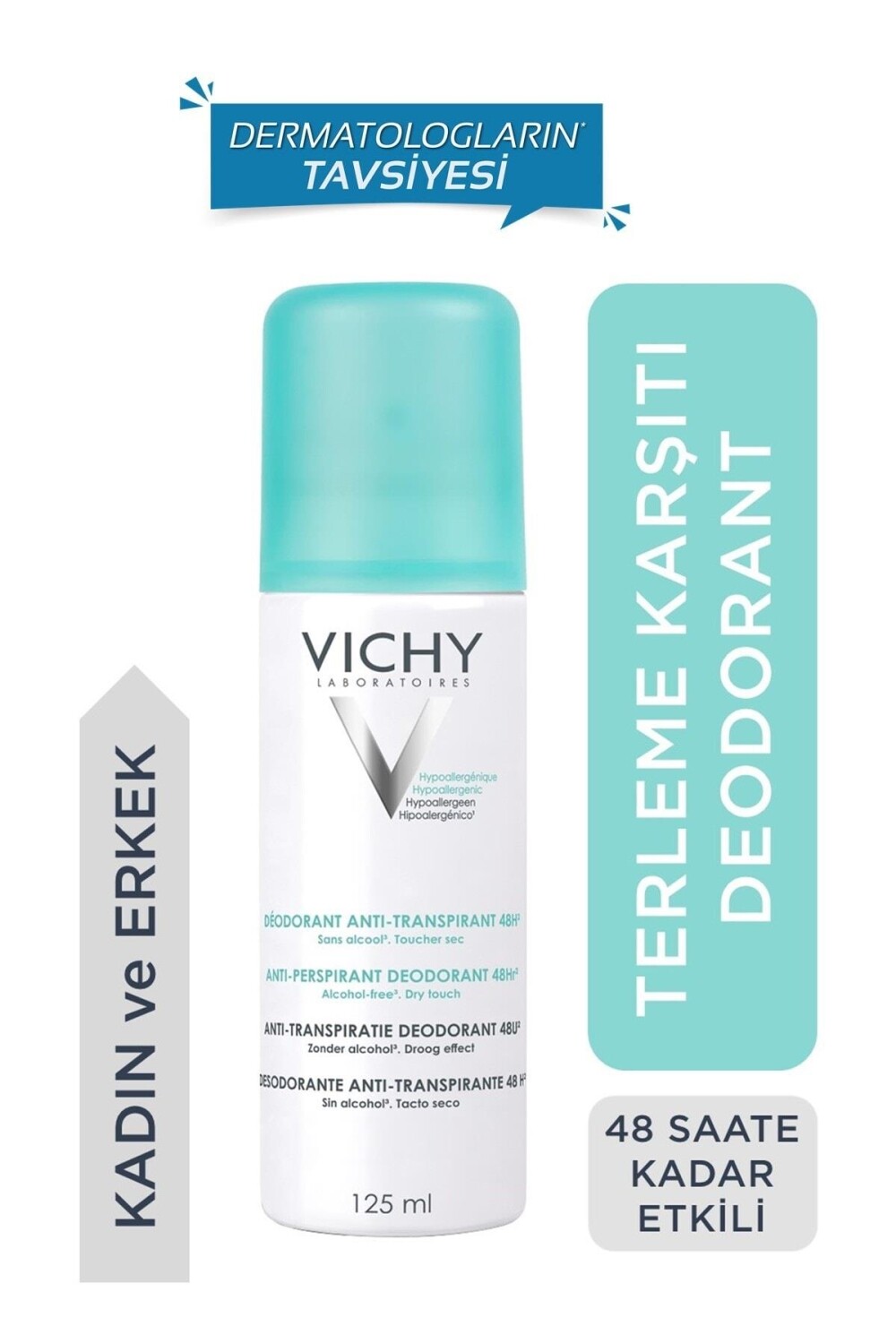 

Дезодорант-антиперспирант Vichy Anti-Transpirant 125мл