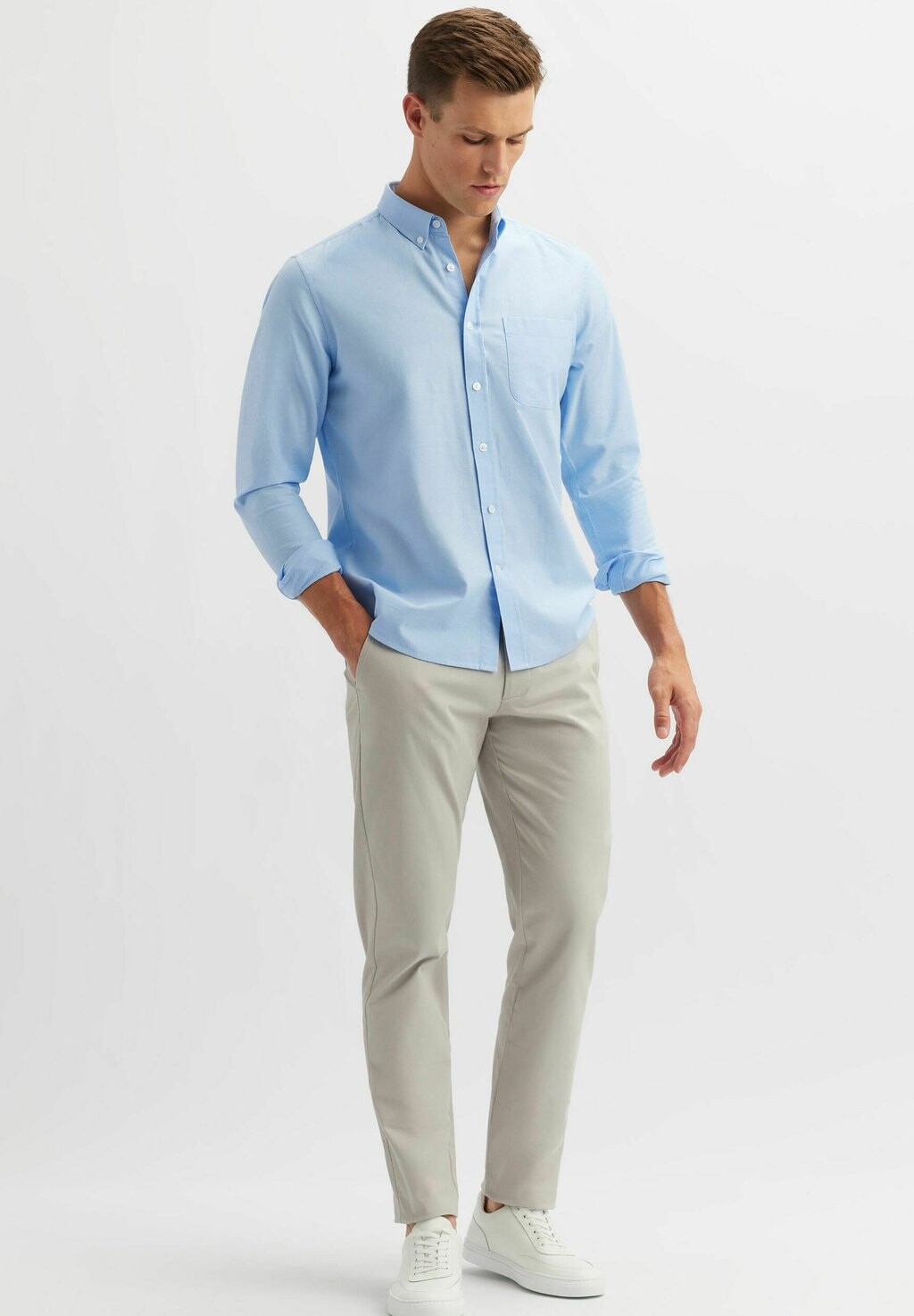 

Брюки чинос SLIM FIT VISTULA, серый