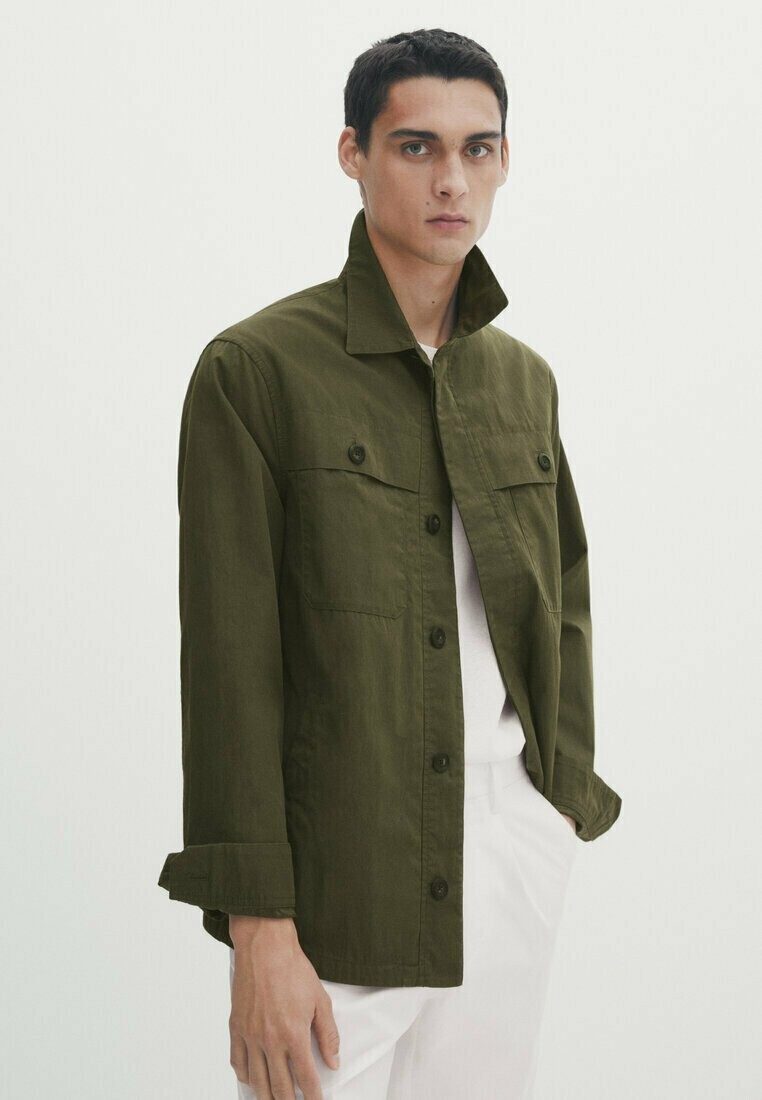 

Демисезонная куртка Massimo Dutti, хаки