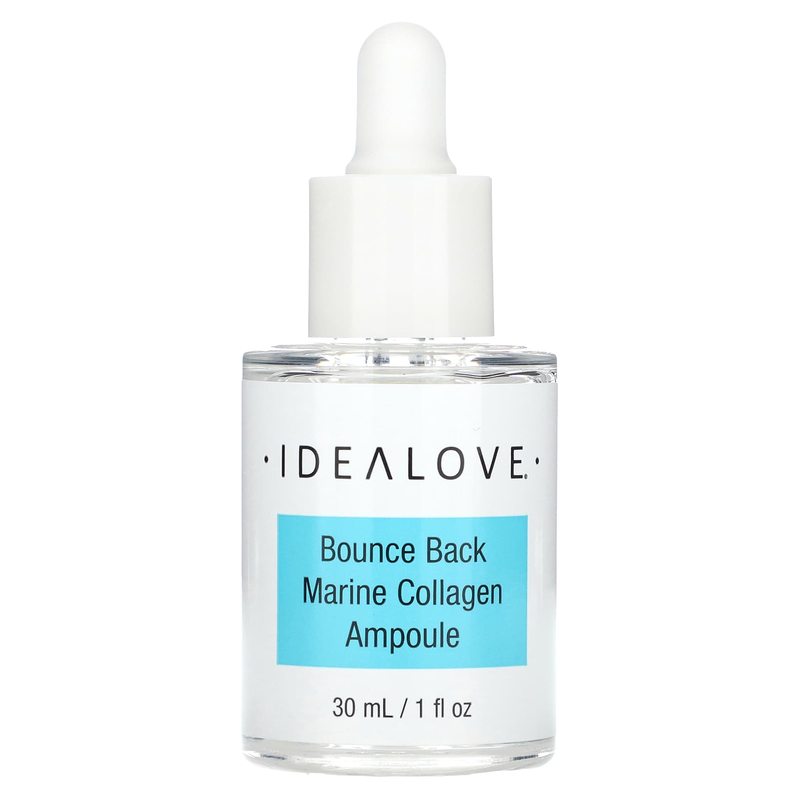 

Bounce Back, Marine Collagen Ampoule, сыворотка с морским коллагеном, 30 мл (1 жидк. унция), Idealove