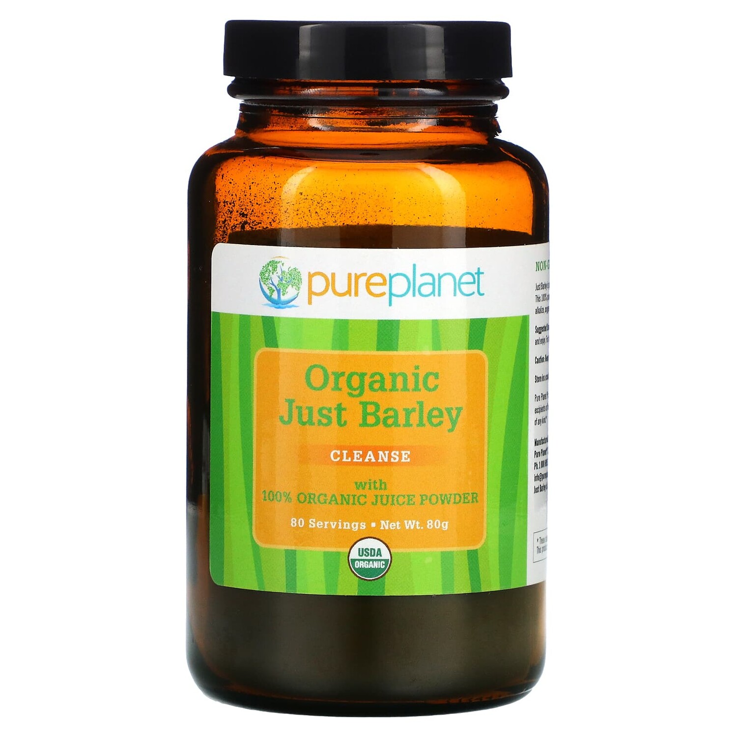 

Органический чистый ячмень, 80 г, Pure Planet