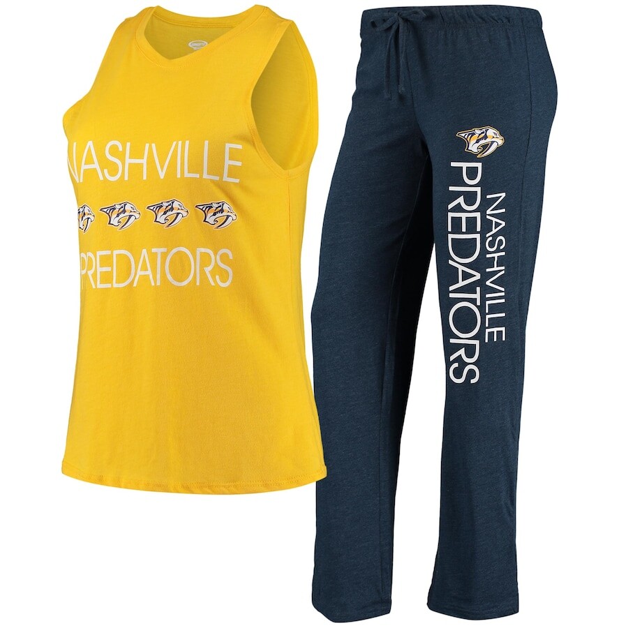 

Пижамный комплект Concepts Sport Nashville Predators, золотой
